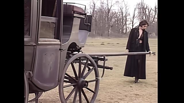 Elegant woman caught jerking her pussy and fucked by jogger