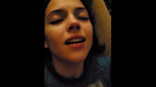 Fucking Hot Babe in her shirt POV. Eyes moving to the back of her head.