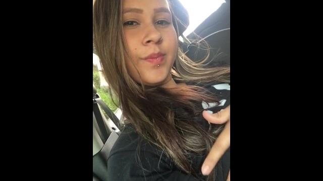 My girlfriend's whore was recorded in her lover's car.