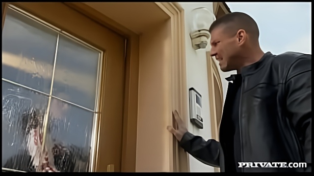 Daria Glower Lets a Biker Dude Stay in Her Garage for a Wild Blowjob