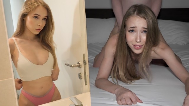 BABY PLEASE CUM IN ME ! - Rough Creampie Fuck With Perfect Girlfriend - Nata Gold