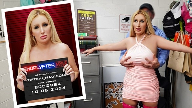 She’s Blonde, Busty & Lusty - Entitled Thief Gets Her Sweet Milf Pussy Searched and Filled After Ste