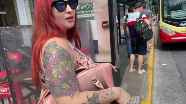 I Met Her On The BUS She Asked Me An Address And I FUCKED HER VERY HARD At Home