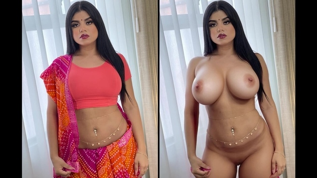 Huge Boobs Big Ass Bhabhi Maan Undressed by Devar and FUCKED