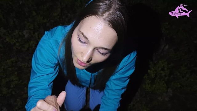 Beautiful girl got lost in the forest and I showed her the way, but in return...